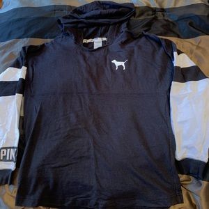 Black and white VS PINK hoodie